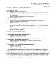 module 5 assignment 2 drivers ed